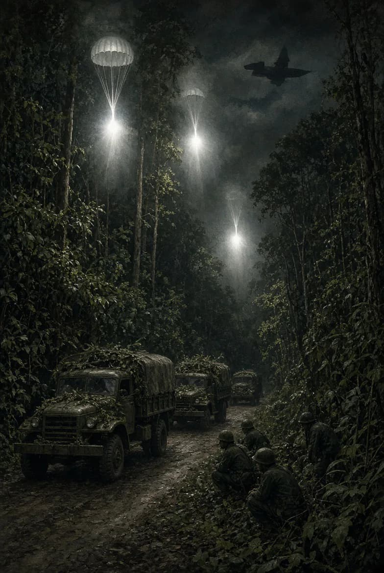 A Night on the Trail Tựa đề: Hồi ký mẫu – Một đêm trên đường Trường Sơn